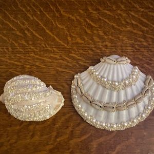 Two Faux Seashells